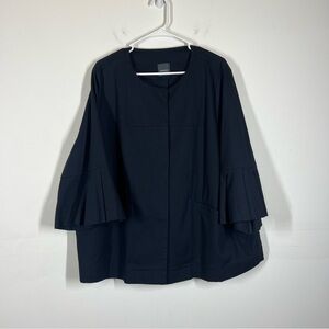Marina Rinaldi Persona Navy Blue Blazer Jacket Size US 22